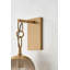Troy Lighting Harvey 7 inch wide 1 Light Wall Sconce in Patina Brass