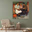 Home for Thanksgiving par Norman Rockwell, toile tendue avec châssis-315124986