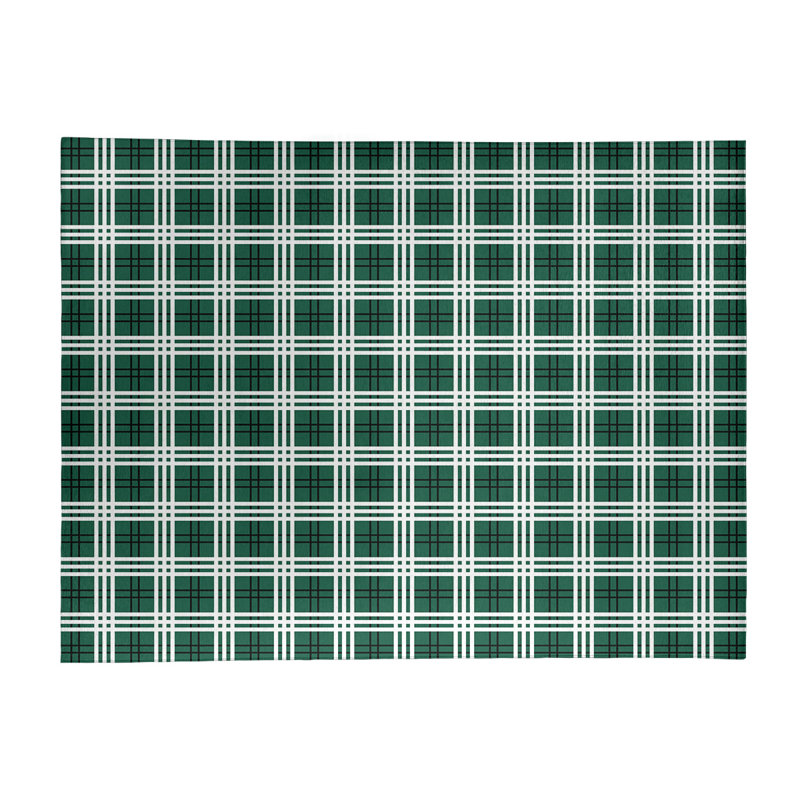 Plaid Indoor Rug, Rectangle 8' x 10'