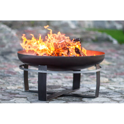 Round Steel Wood Burning Smokeless Fire Pit