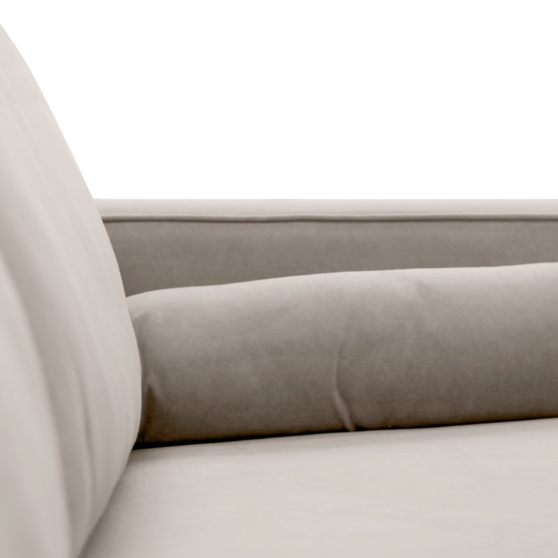 Georgio 3 Seater Velvet Sofa, Mink
