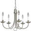 Lustre traditionnel / classique à 5 lumières de style bougie Berthine-1661630943