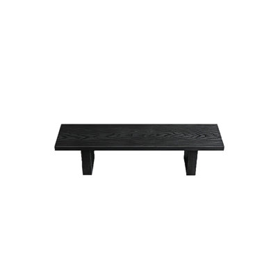 Banc en bois massif Maudene