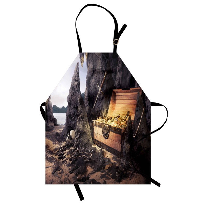No Pattern Bib Apron