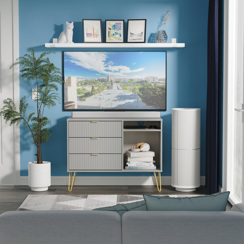 Alcalde Unfinished TV Stand for TVs up to 43"