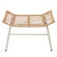 Repose-pieds en osier avec coussin Sunbrella® Annamarja-127876769