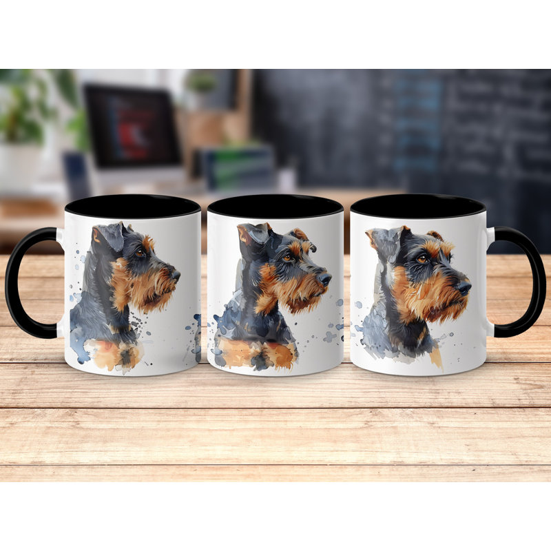 Ceramic Coffee Mug, Black, 2