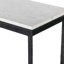 Console en marbre HAMmered Iron 78 po