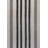 Elvin Geometric Striped Machine-Washable Ivory/Dark Gray Rug-1859512601