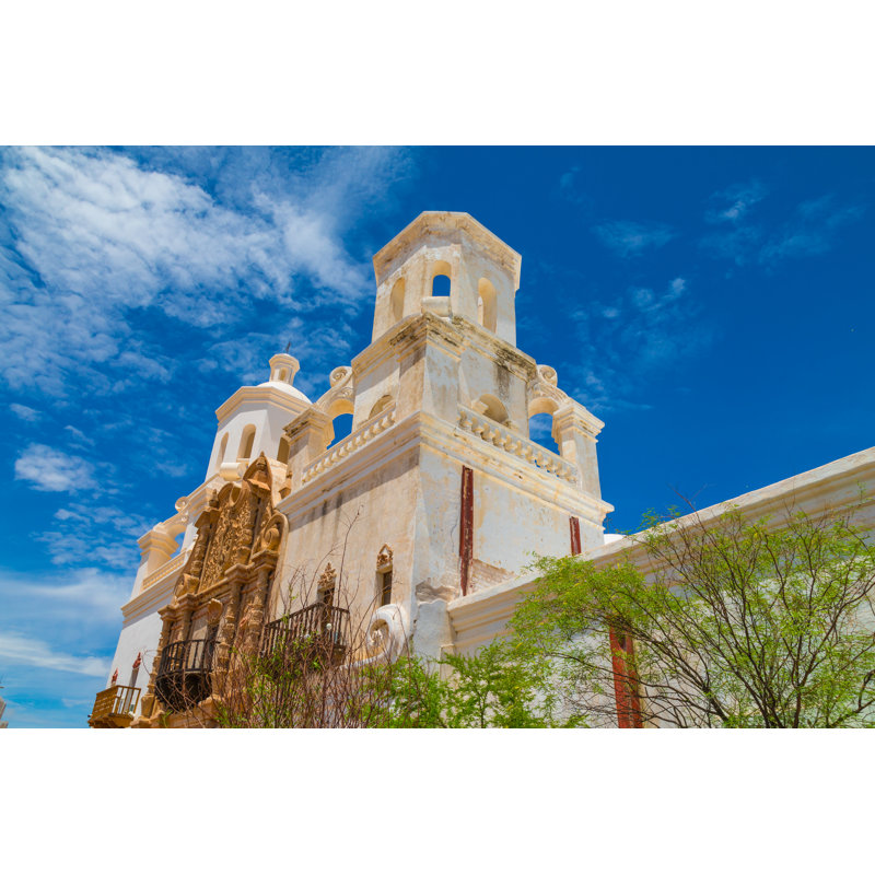 Mission San Xavier by Hoxel - Wrapped Canvas Print, 30cm H x 46cm W 