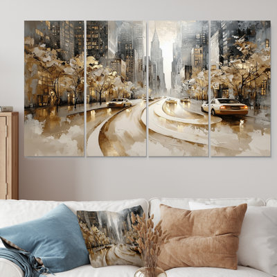 Broadway Buzz New York City II - New York City Wall Art Print Set