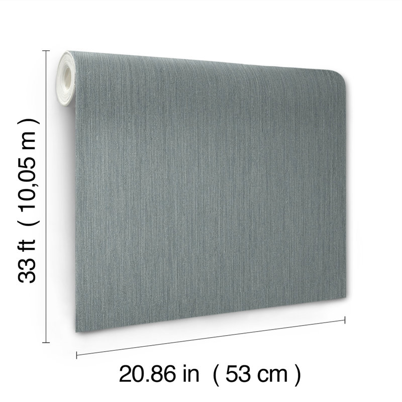 Papier peint texturé Midolin Stal, Bleu sarcelle gras