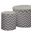 Grand repose-pieds 17,35 po avec rangement et 1 chevron