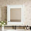 Armoire de rangement de salle de bain murale avec miroir, armoire à pharmacie avec tablette réglable en hauteur, armoire de rangement au-dessus de la toilette-423703885