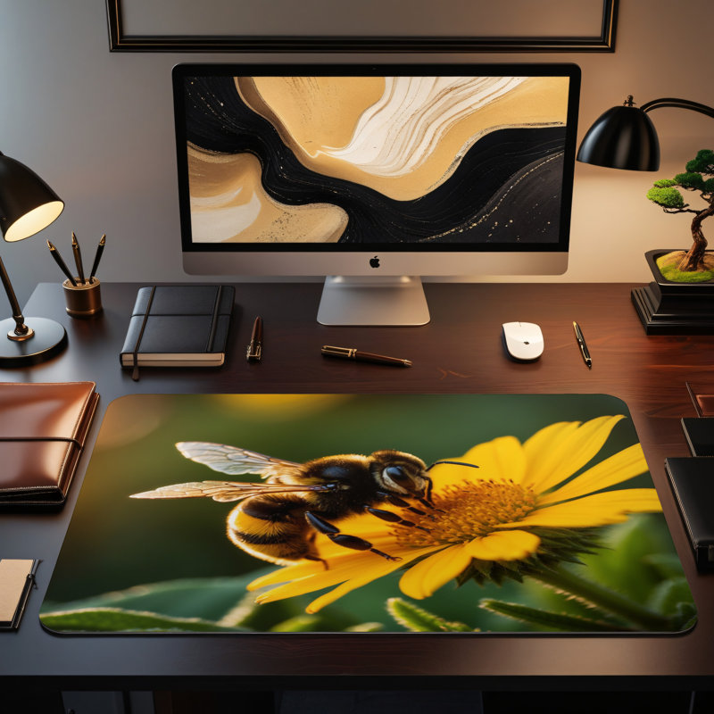 Polyester Desk Pad, 14.4x12.1