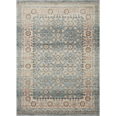 Tapis bleu Avan