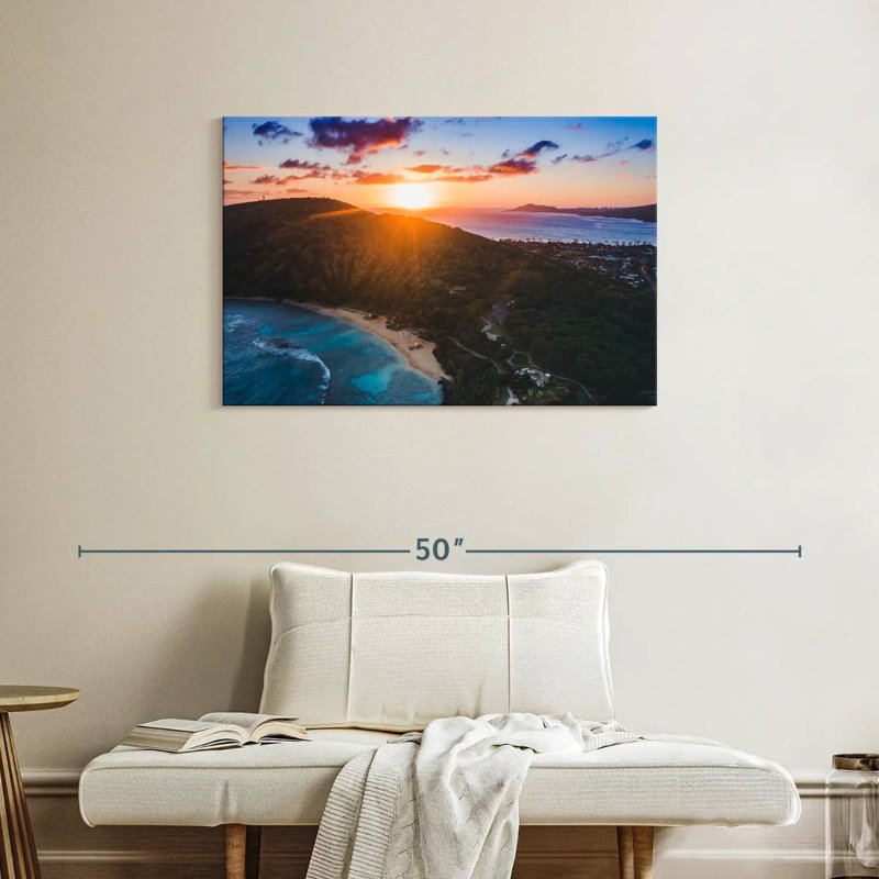 Coucher de soleil Gillard Hanauma Bay, H 24 po x l 36 po