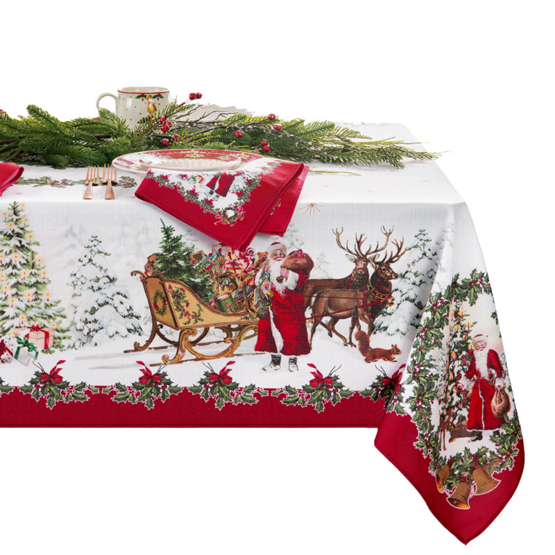 Toy's Fantasy Engineered Tablecloth, 144" x 60"