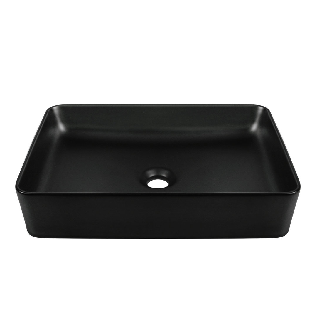DeerValley 505mm x 340mm Ceramic Rectangular Countertop Basin Bathroom Sink