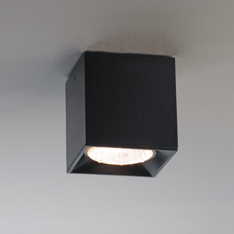 Dau Spot 1 - Light 3.125" Unique/Statement Square Flush Mount