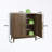 Cabinet with Adjustable Layer Board and metal handles
