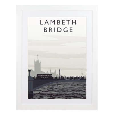 Lambeth Bridge Portrait - Print