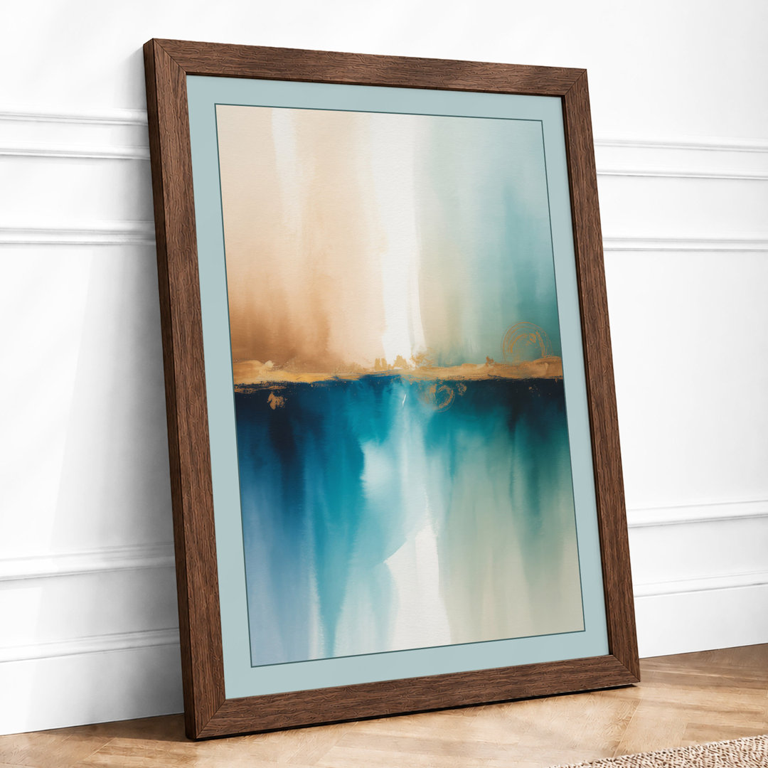 Between Earth and Sky Abstract - Framed Print