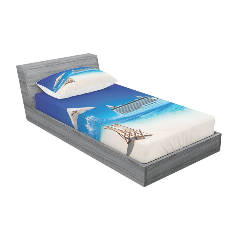 Microfiber Sheet Set, Twin XL Sheet Set with Fitted Sheet
