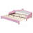 Twin Extending Daybed With LED Lights, Modern Upholstered Princess Daybed-223971424