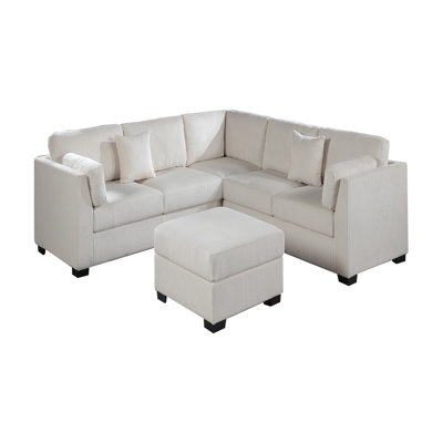 Abital 4-Piece Sectional Set W/ Ottoman