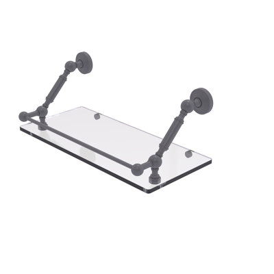Tablette flottante avec barre de galerie hertzler