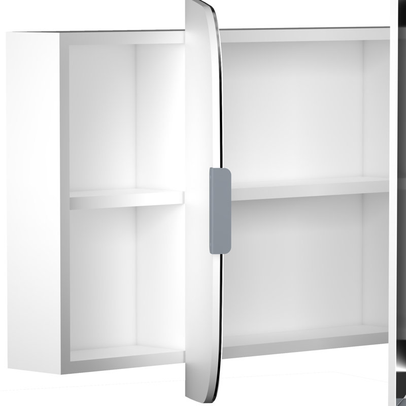 Sigety Bathroom Cabinet / Mirror, Alpine White/Grey