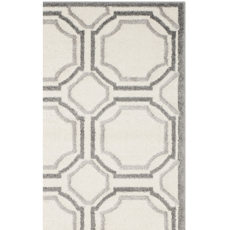 Tapis géométrique Amherst Performance, Carré 5 pi