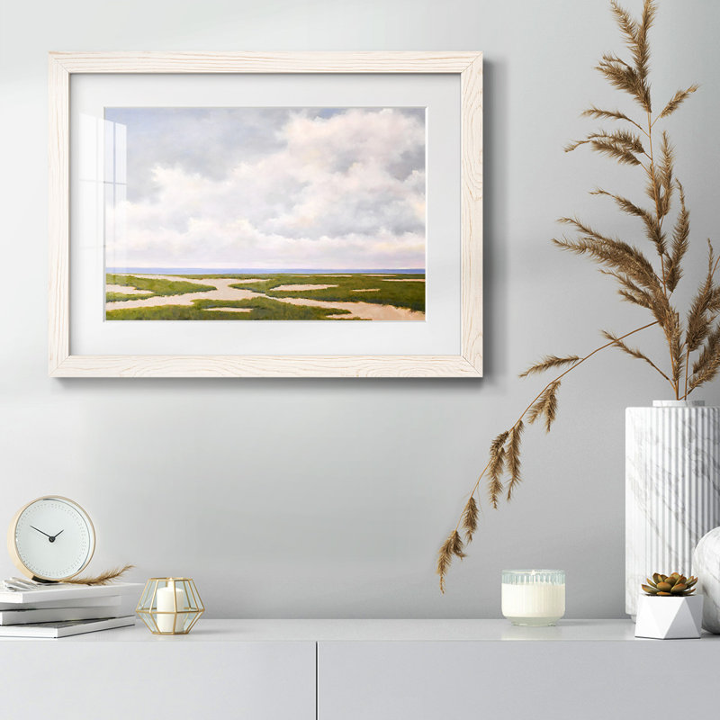 " Beach Dunes ", White, 28" H x 42" W x 1.5" D