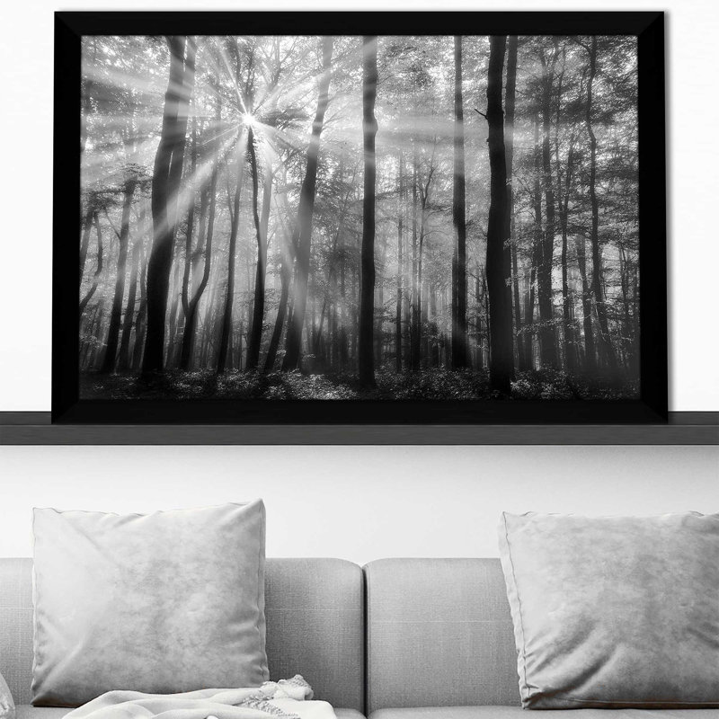 Breaking Through - photographie, Cadre noir, H 27,5 po x l 39,5 po x P 0,75 po