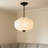 Vintage Glass Semi Flush Mount Ceiling Light,Pumpkin Chandelier-548734945