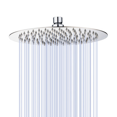 Rain Fixed Shower Head 2.5 GPM GPM