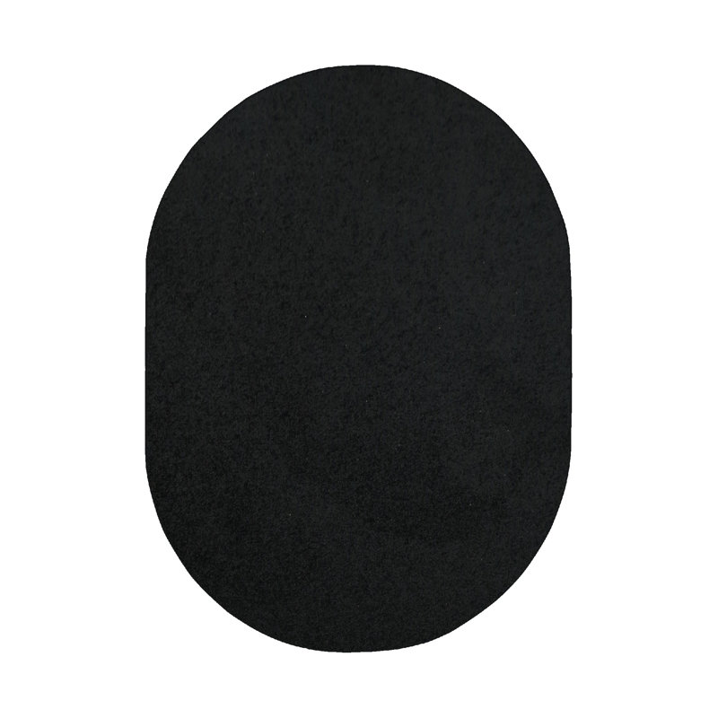 Modern Plush Pet and Kids Friendly Solid Color Black Area Rugs, Stain & Fade Resistance, Perfect for Living Room, Dining Room, Bedroom, Playroom and Kidsroom, Event, Wedding, Westcliffe, Amberdawn Binded Rug