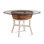 Boone Round Glass Dining Table