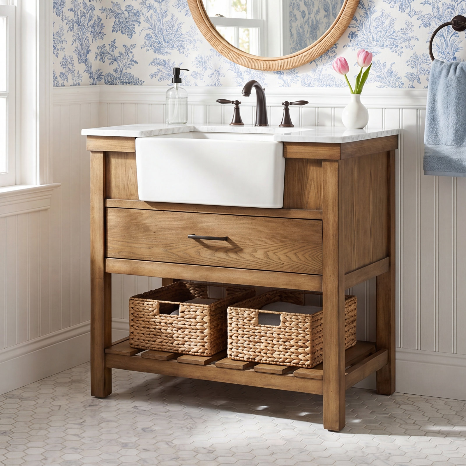 Pelaghia 36'' Single Bathroom Vanity, Driftwood