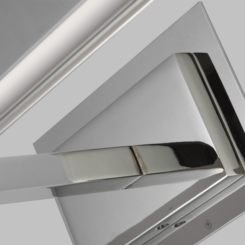 Bau Dimmable LED Wall Mounted Picture Light, Polished Nickel