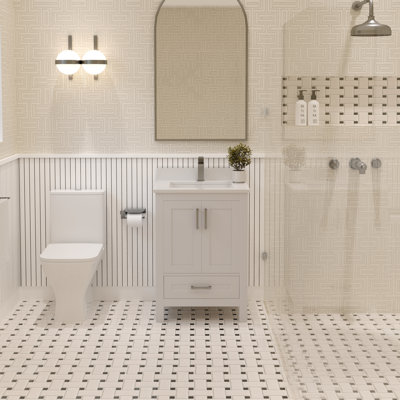 Ensemble de meuble-lavabo simple Rooh
