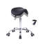 Swivel Upholstered Adjustable Height Counter Stool with Metal Frame-85419875