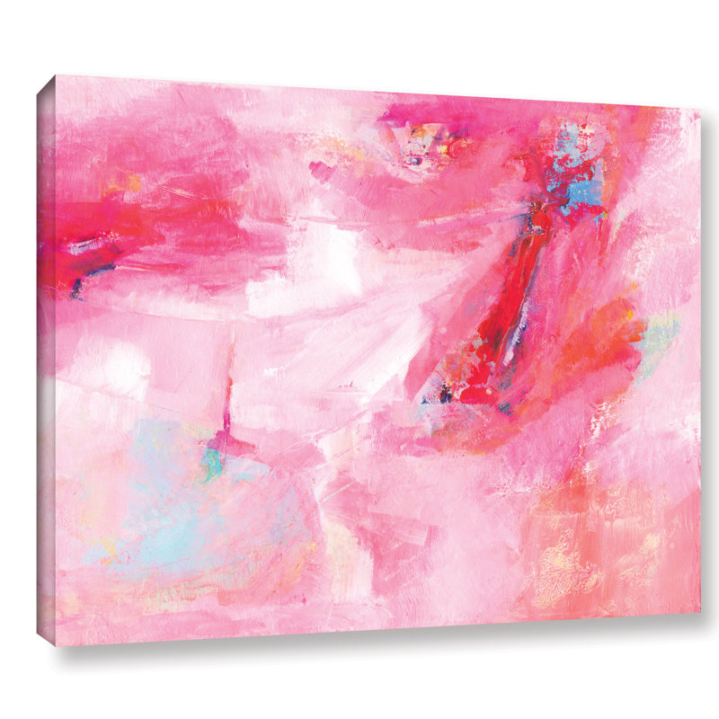"Pendant qu'elle danse" par Sia Aryai, reproduction sur toile, H 24 po x l 32 po x P 2 po, Cadre flottant noir