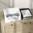 2 Drawer Vertical File Cabinet With Lock - Office Space Saver Flair, Adjustable Hanging Bar For Various Paper Types Natural Finish Lockable Storage Fits Letter, A4, Legal Papers Colored