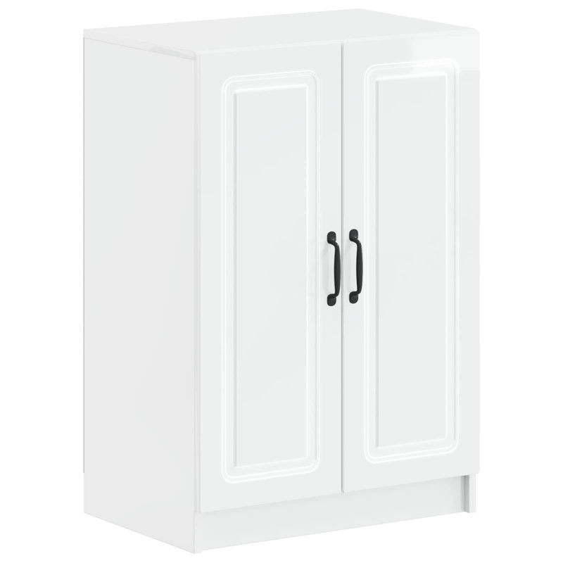 Shoe Storage Cabinet, High Gloss White