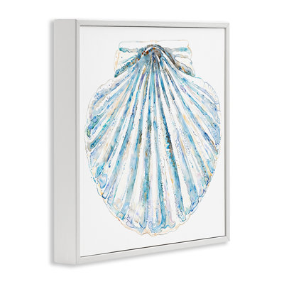 Palourde sur giclée encadrée par Christine Zalewski