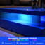 Table basse à DEL ultra brillante avec rangement Abdulmalek, bleu-920473977