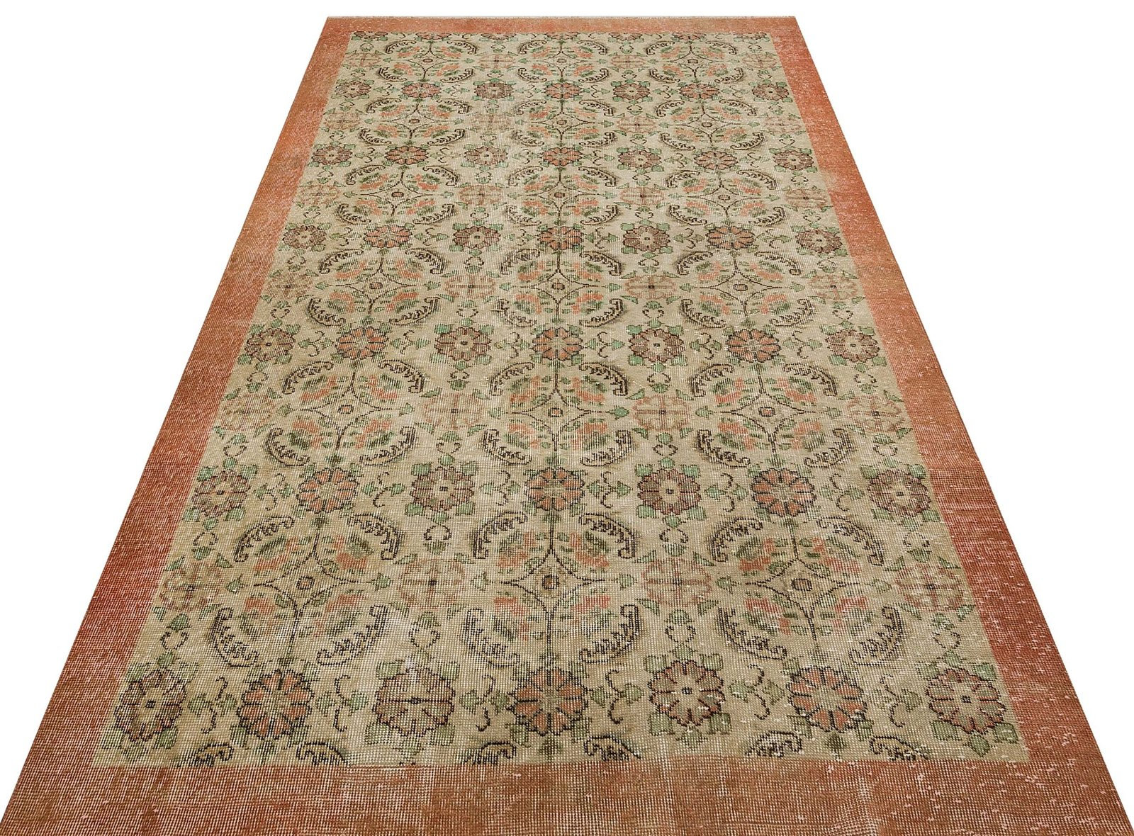Isabelline Ortfried One-of-a-Kind 5'1'' X 8'10'' 1960s Area Rug Beige ...