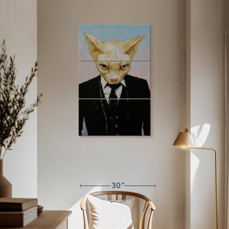 Brampt Mister Cat, 57" H x 36" W